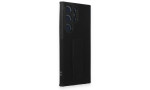 Newface Samsung Galaxy S23 Ultra Kılıf Mega Standlı Silikon - Siyah