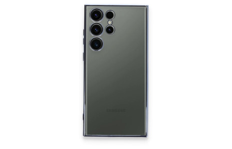 Newface Samsung Galaxy S24 Ultra Kılıf Razer Lensli Silikon - Açık Mavi
