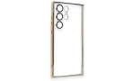 Newface Samsung Galaxy S24 Ultra Kılıf Razer Lensli Silikon - Gold