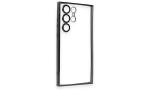 Newface Samsung Galaxy S24 Ultra Kılıf Razer Lensli Silikon - Siyah