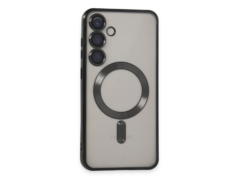 Newface Samsung Galaxy S24 Kılıf Kross Magneticsafe Kapak - Siyah