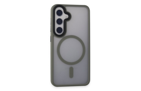 Newface Samsung Galaxy S24 Kılıf Trex Magneticsafe Kapak - Gri