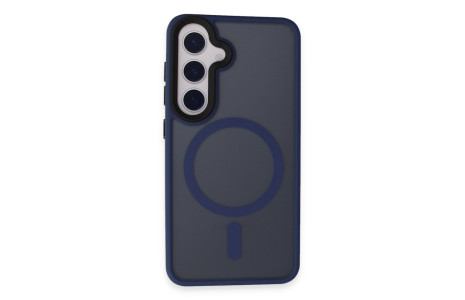Newface Samsung Galaxy S24 Kılıf Trex Magneticsafe Kapak - Lacivert