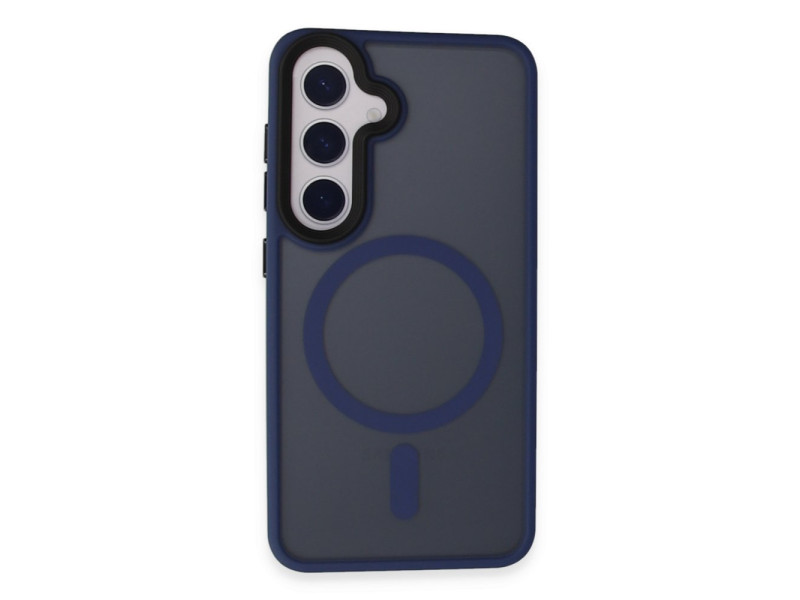 Newface Samsung Galaxy S24 Kılıf Trex Magneticsafe Kapak - Lacivert