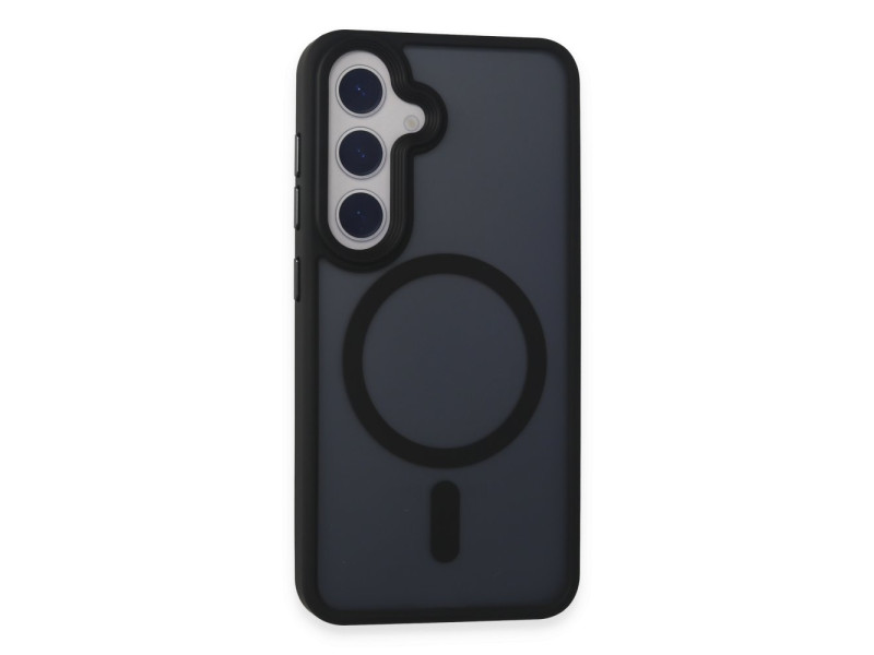 Newface Samsung Galaxy S24 Kılıf Trex Magneticsafe Kapak - Siyah