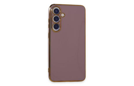 Newface Samsung Galaxy S24 Kılıf Volet Silikon - Mor