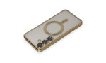Newface Samsung Galaxy S24 Plus Kılıf Kross Magneticsafe Kapak - Gold