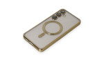Newface Samsung Galaxy S24 Plus Kılıf Kross Magneticsafe Kapak - Gold