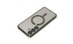 Newface Samsung Galaxy S24 Plus Kılıf Kross Magneticsafe Kapak - Koyu Yeşil