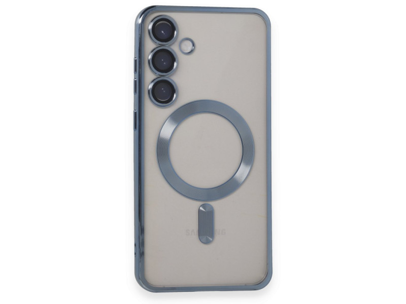 Newface Samsung Galaxy S24 Plus Kılıf Kross Magneticsafe Kapak - Sierra Blue