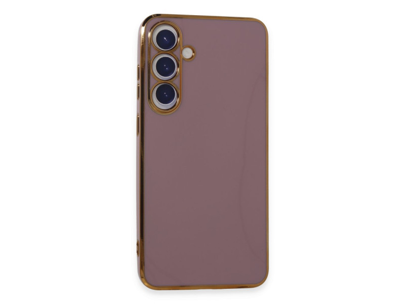 Newface Samsung Galaxy S24 Plus Kılıf Volet Silikon - Mor