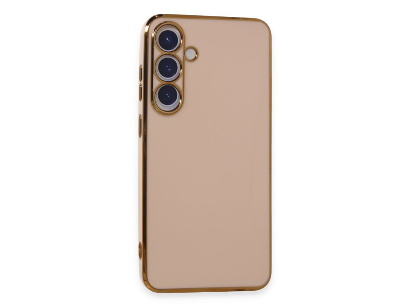 Newface Samsung Galaxy S24 Plus Kılıf Volet Silikon - Pembe
