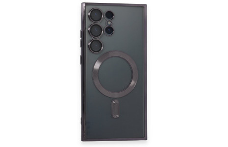Newface Samsung Galaxy S24 Ultra Kılıf Kross Magneticsafe Kapak - Mor