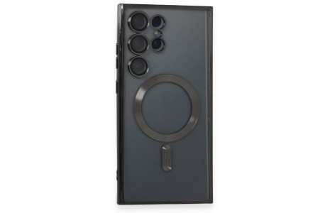 Newface Samsung Galaxy S24 Ultra Kılıf Kross Magneticsafe Kapak - Siyah