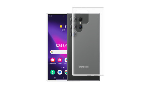 Newface Samsung Galaxy S24 Ultra Kılıf Lüx Şeffaf Silikon