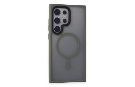 Newface Samsung Galaxy S24 Ultra Kılıf Trex Magneticsafe Kapak - Gri