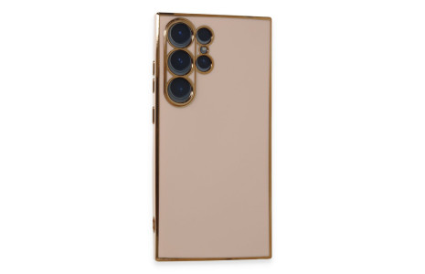 Newface Samsung Galaxy S24 Ultra Kılıf Volet Silikon - Pembe