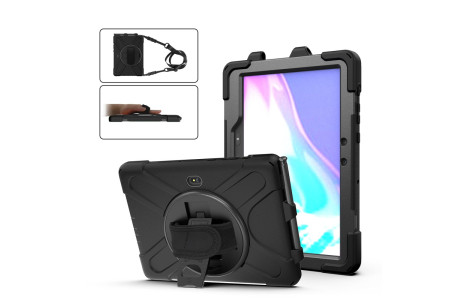 Newface Samsung Galaxy T540 Tab Active Pro Kılıf Amazing Tablet Kapak - Siyah