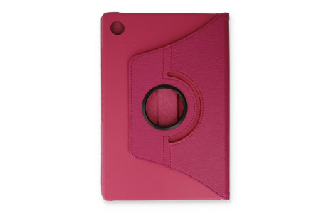 Newface Samsung Galaxy Tab A9 Plus Kılıf 360 Tablet Deri Kılıf - Pembe