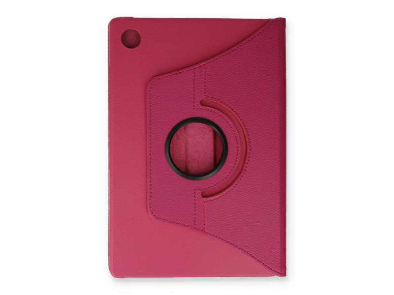Newface Samsung Galaxy Tab A9 Plus Kılıf 360 Tablet Deri Kılıf - Pembe