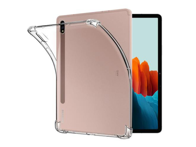 Newface Samsung Galaxy X700 Tab S8 11 Kılıf Anti Şeffaf Tablet Silikon - Şeffaf