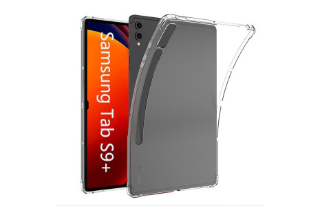 Newface Samsung Galaxy X810 Tab S9 Plus 12.4 Kılıf Anti Şeffaf Tablet Silikon - Şeffaf