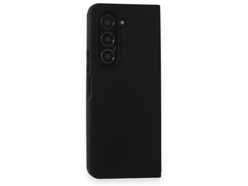 Newface Samsung Galaxy Z Fold 5 Kılıf Blur Fold Kapak - Mat Siyah