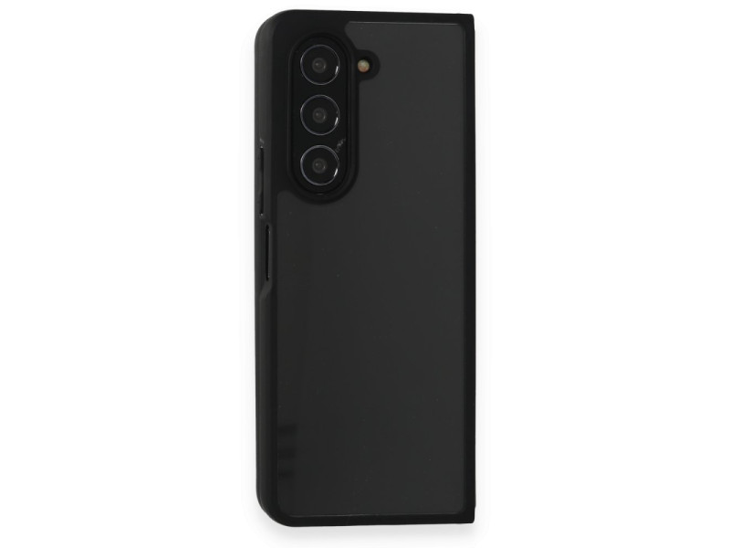 Newface Samsung Galaxy Z Fold 5 Kılıf Blur Fold Kapak - Siyah