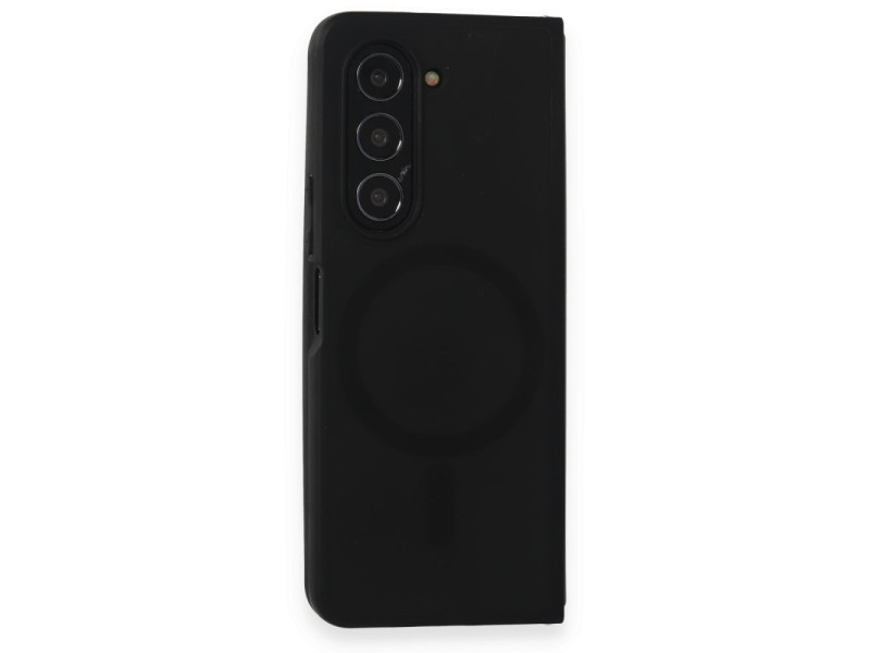 Newface Samsung Galaxy Z Fold 5 Kılıf Blur Fold Magsafe Kapak - Mat Siyah