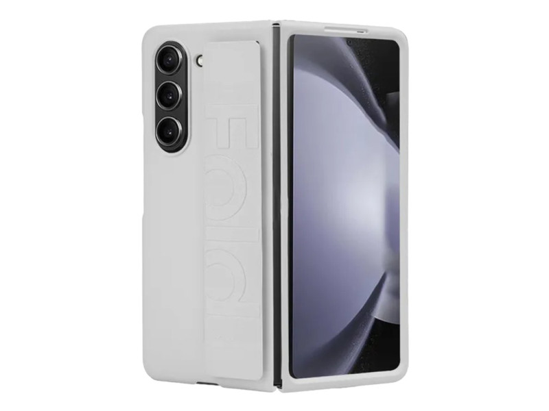 Newface Samsung Galaxy Z Fold 5 Kılıf Data Kapak - Beyaz