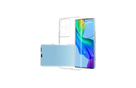 Newface Vivo V29 Lite Kılıf Lüx Şeffaf Silikon