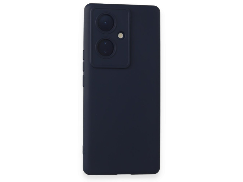 Newface Vivo V29 Lite Kılıf Nano içi Kadife Silikon - Lacivert