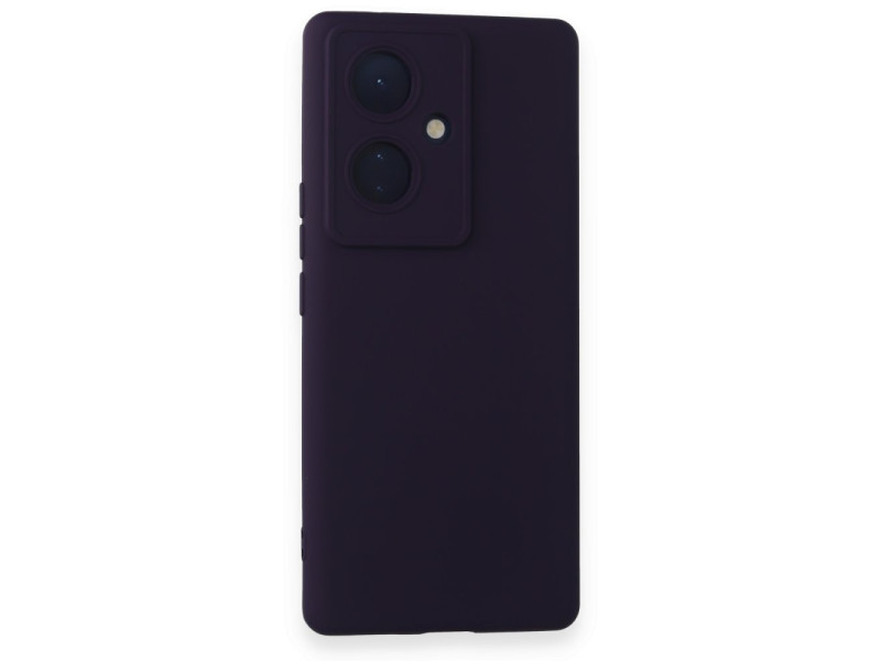 Newface Vivo V29 Lite Kılıf Nano içi Kadife Silikon - Mor