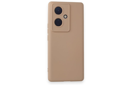 Newface Vivo V29 Lite Kılıf Nano içi Kadife Silikon - Pudra
