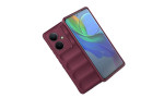 Newface Vivo V29 Lite Kılıf Optimum Silikon - Bordo