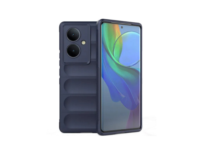 Newface Vivo V29 Lite Kılıf Optimum Silikon - Lacivert