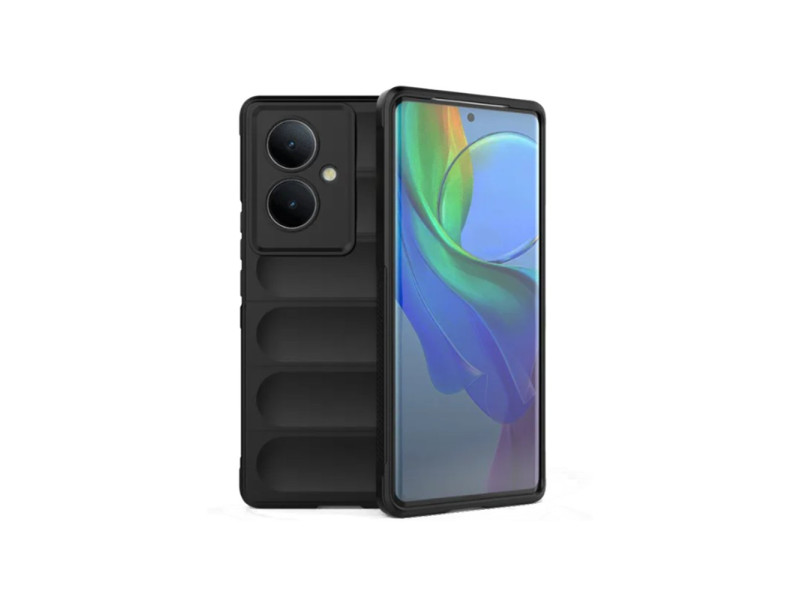 Newface Vivo V29 Lite Kılıf Optimum Silikon - Siyah