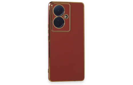 Newface Vivo V29 Lite Kılıf Volet Silikon - Kırmızı