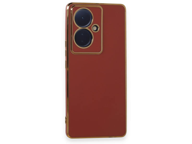 Newface Vivo V29 Lite Kılıf Volet Silikon - Kırmızı