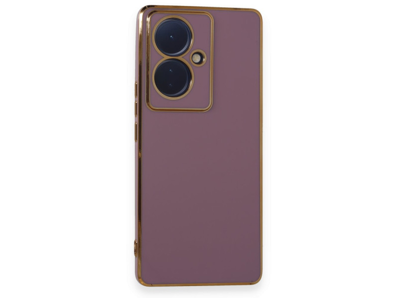 Newface Vivo V29 Lite Kılıf Volet Silikon - Mor
