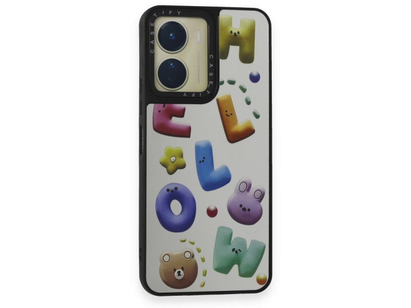 Newface Vivo Y16 Kılıf Mirror Desenli Kapak - Mirror - 15