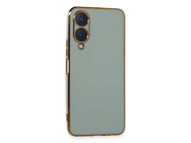 Newface Vivo Y17S Kılıf Volet Silikon - Açık Yeşil