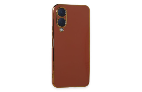 Newface Vivo Y17S Kılıf Volet Silikon - Kırmızı