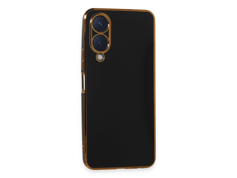 Newface Vivo Y17S Kılıf Volet Silikon - Siyah