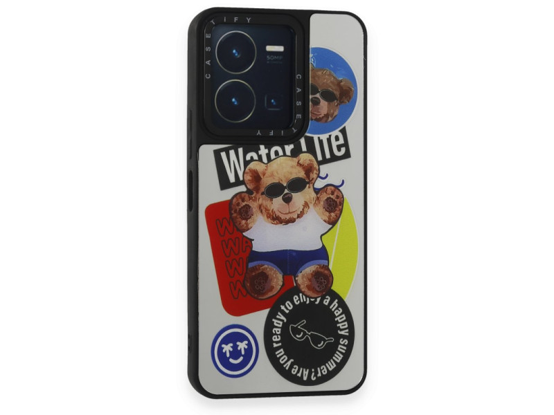 Newface Vivo Y22S Kılıf Mirror Desenli Kapak - Mirror - 14