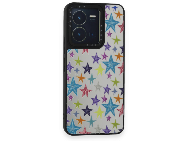 Newface Vivo Y22S Kılıf Mirror Desenli Kapak - Mirror - 18