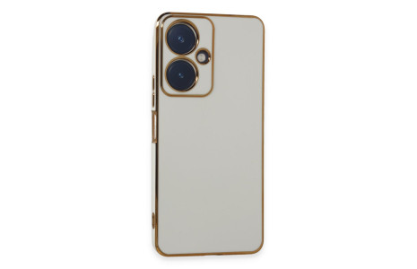 Newface Vivo Y27 Kılıf Volet Silikon - Beyaz
