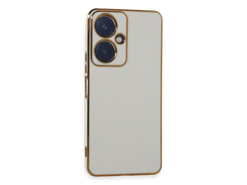Newface Vivo Y27 Kılıf Volet Silikon - Beyaz