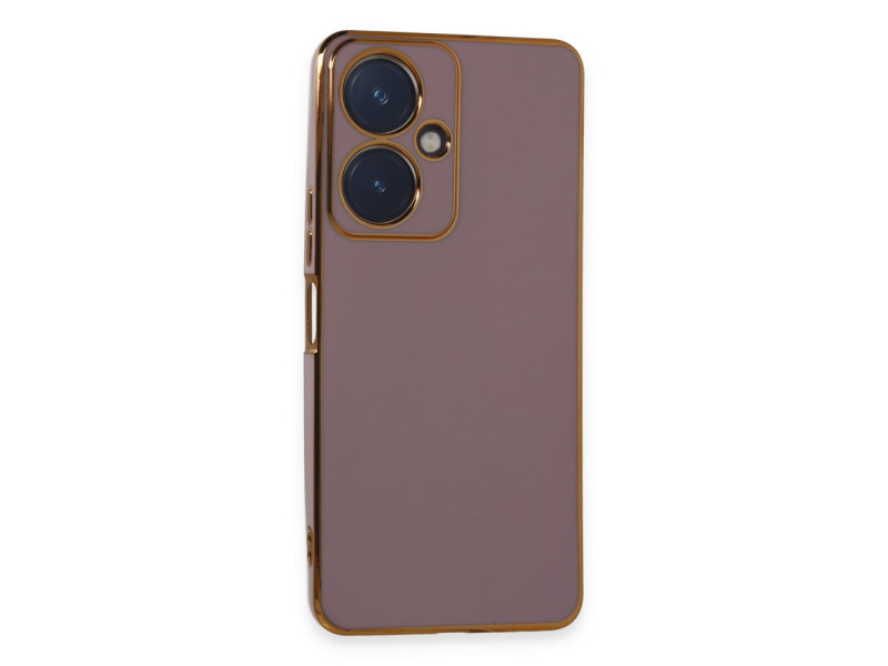 Newface Vivo Y27 Kılıf Volet Silikon - Mor