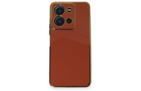 Newface Vivo Y36 Kılıf Volet Silikon - Kırmızı